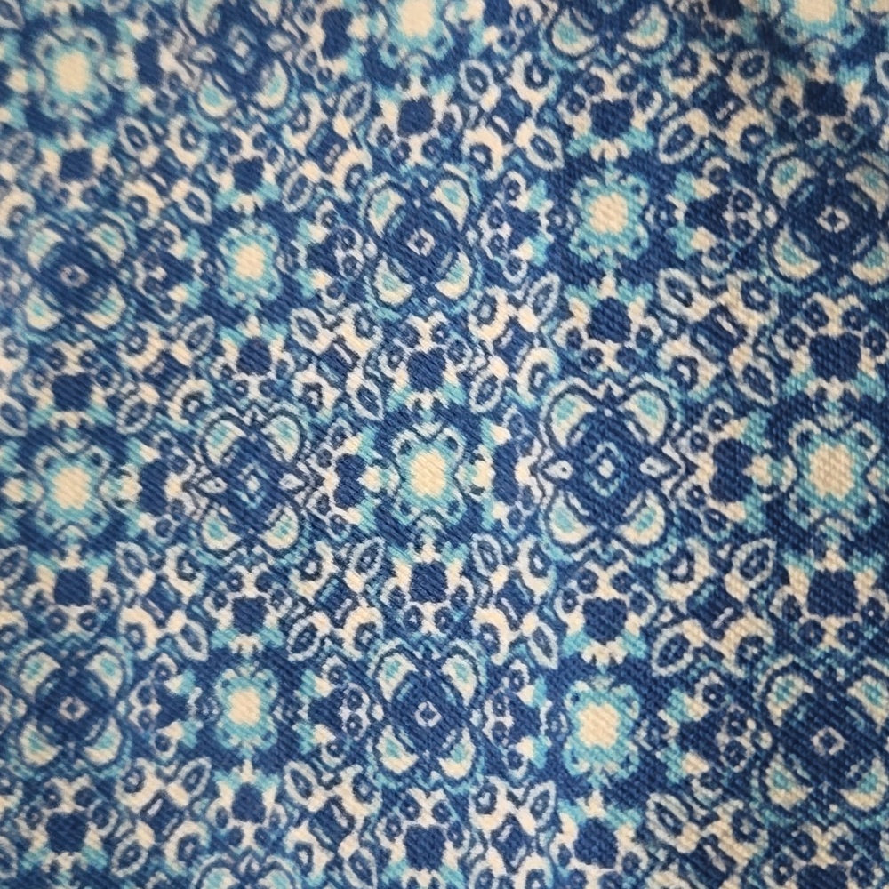 Blue Patterned Pants - Picture 3 of 4